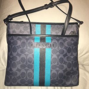 Leather Coach crossbody